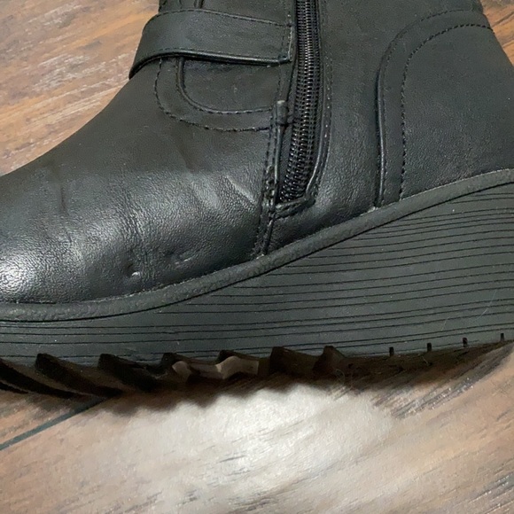 Bucco NEW Connelly black wedge boot 7 - Picture 12 of 14